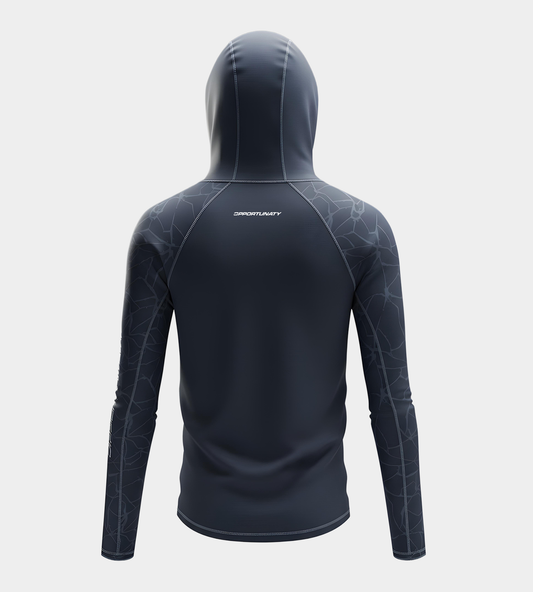 CHITA HOODIE UV SHIRT - NAVY