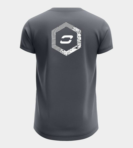 CLAD TSHIRT - CHARCOAL/ BLACK