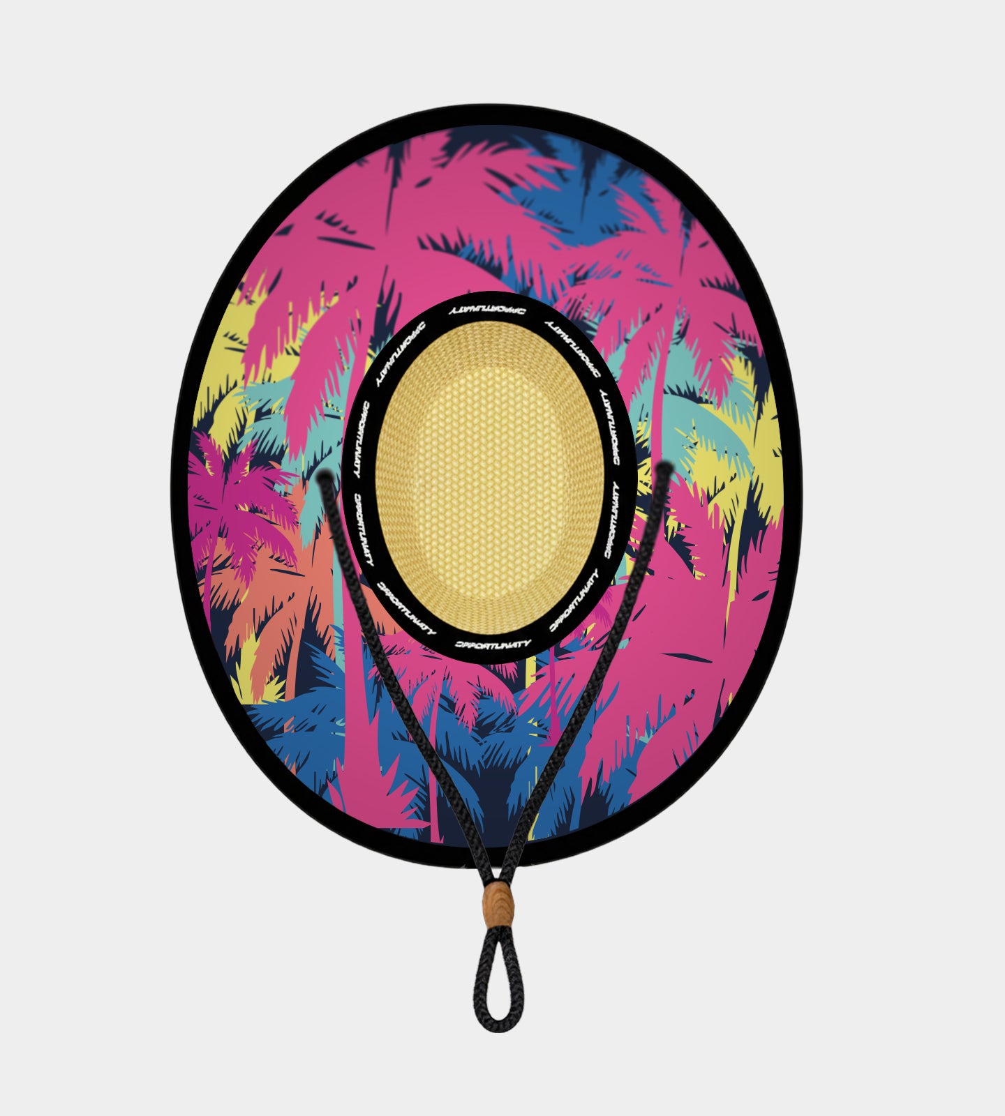 COCONUT COAST STRAW HAT - BRIGHT PINK