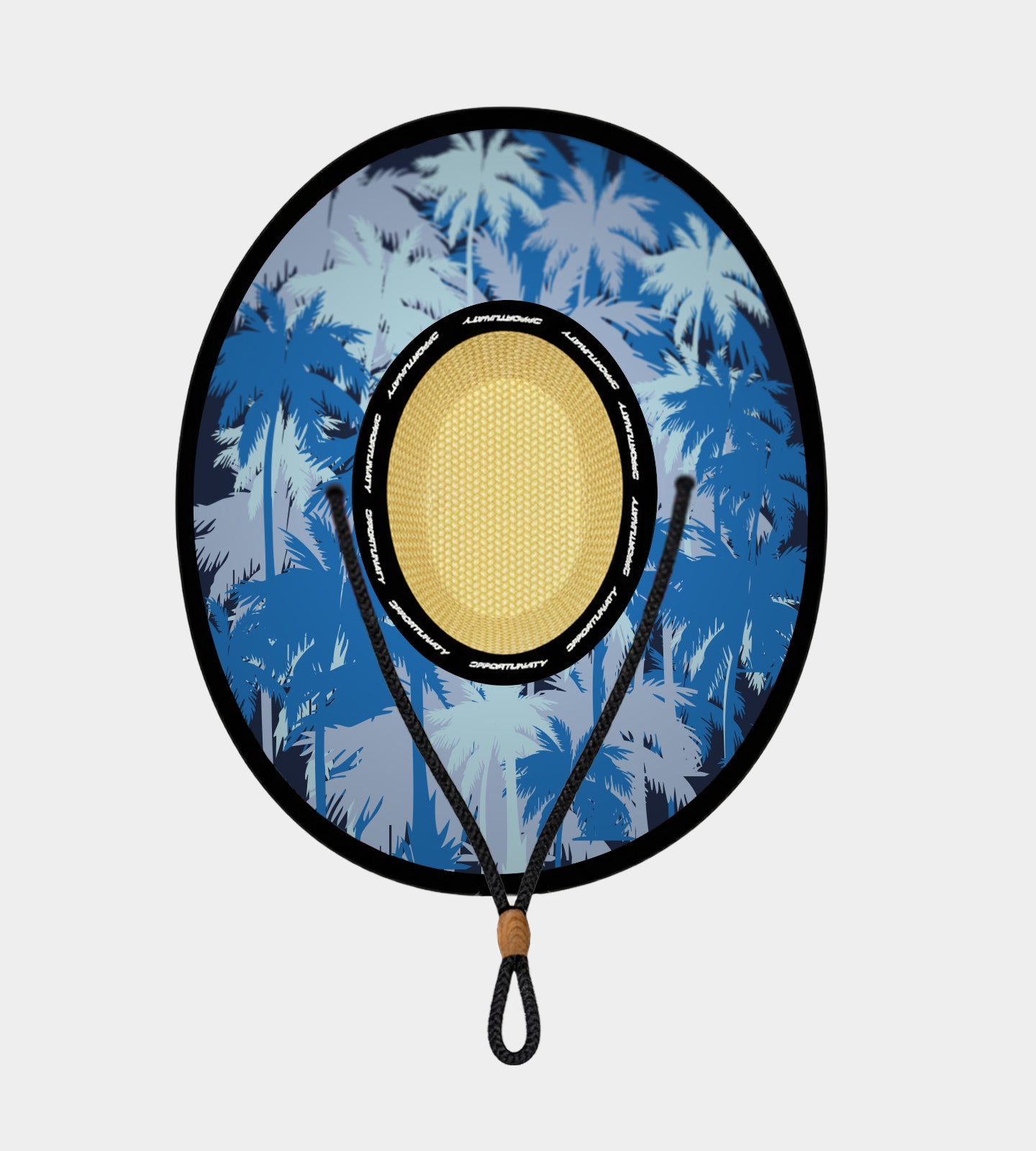 COCONUT COAST STRAW HAT - LIGHT BLUE