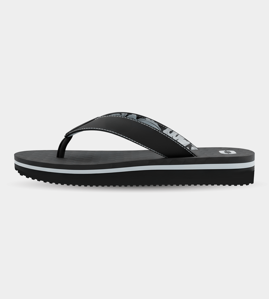 LEAVE ME THERE FLIP FLOP - BLACK / GREY