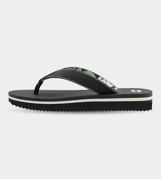 LEAVE ME THERE FLIP FLOP - BLACK / JADE