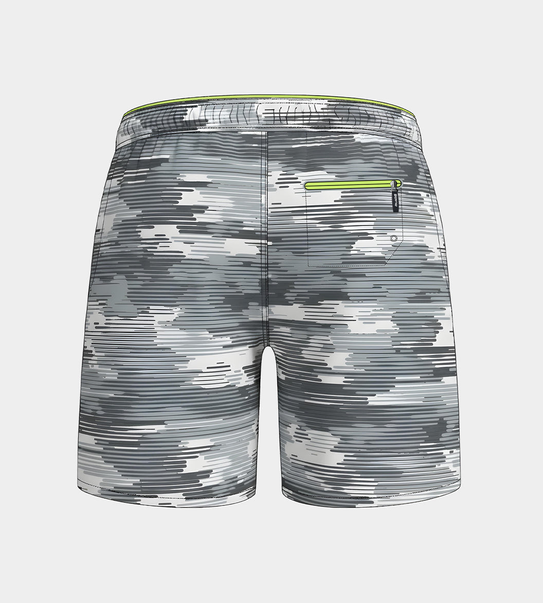 SEAHAZE SHORT - GREY/LIME