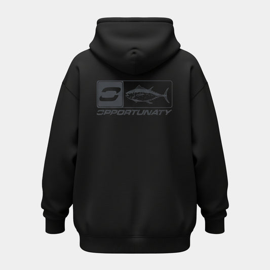 OCEAN HOODIE - BLACK