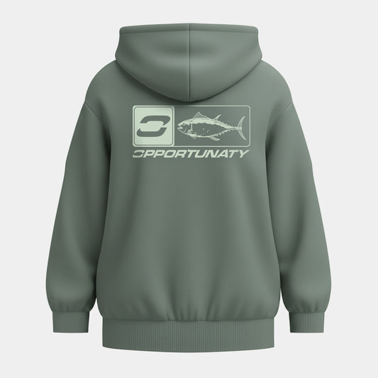 OCEAN HOODIE - SAGE