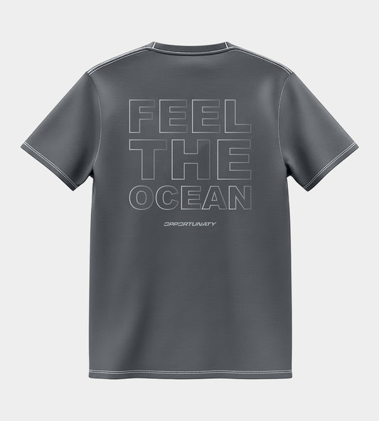 FEEL T-SHIRT - CHARCOAL