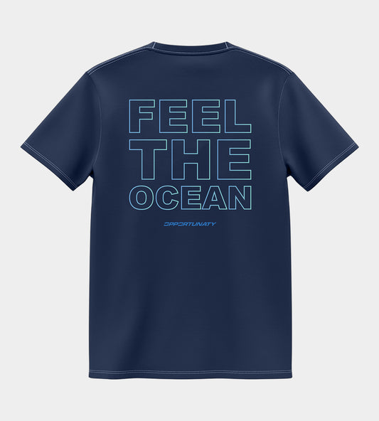 FEEL T-SHIRT - NAVY