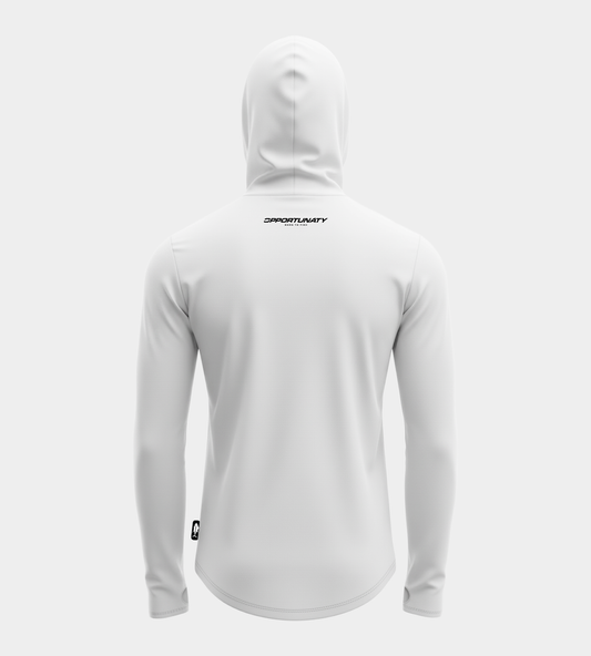 ESSENTIAL HOODED UV SHIRT - WHITE