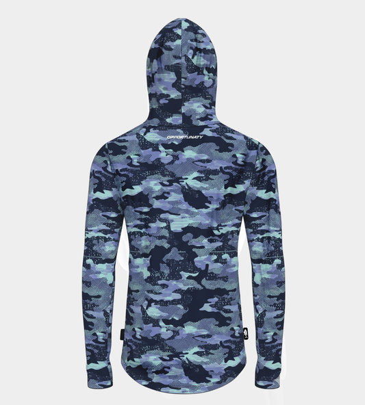 SEAHAZE HOODIE UV SHIRT - NAVY