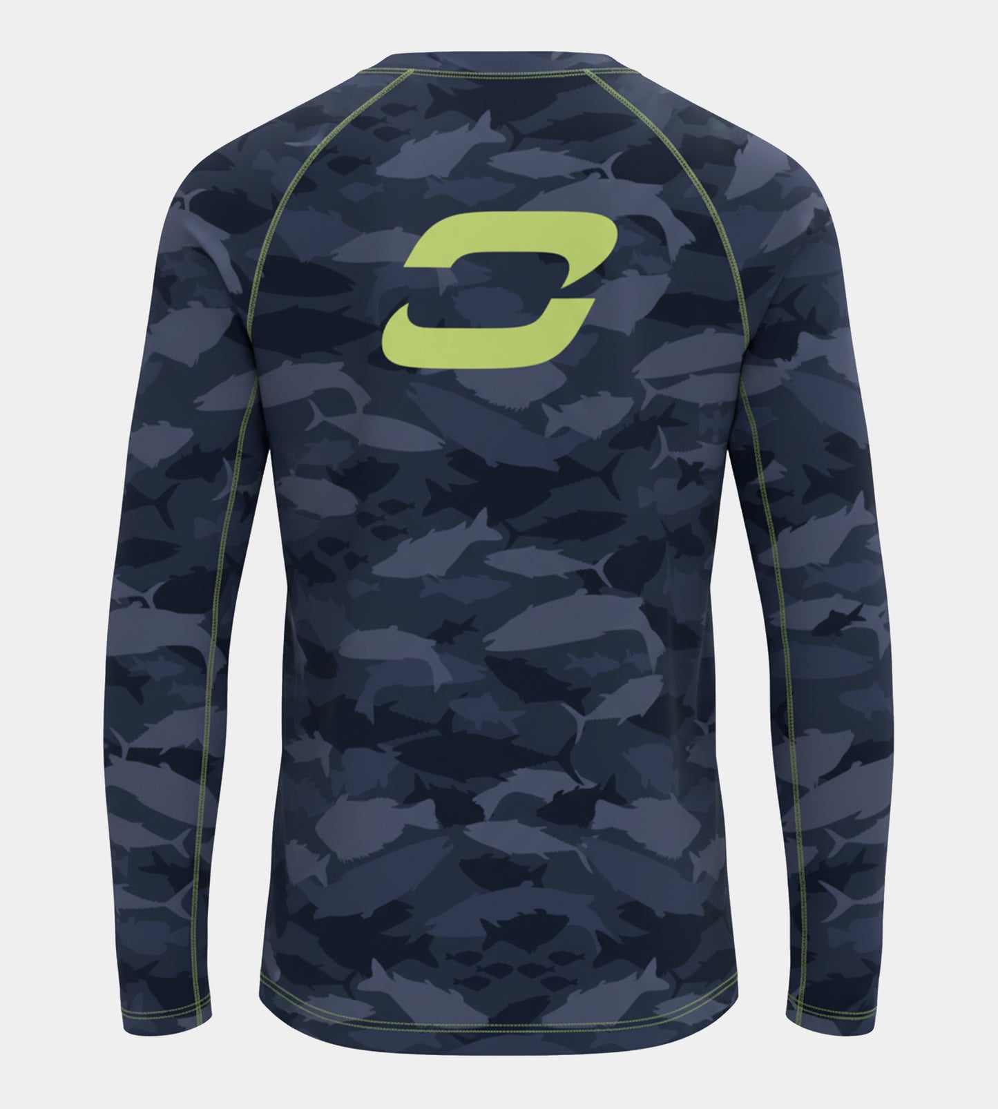 CAMO FISH NECK GAITOR - NAVY