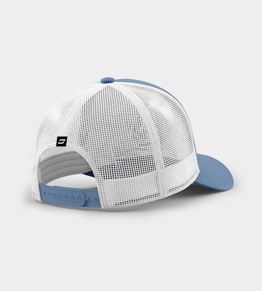 VELCRO CAP - DENIM/WHITE