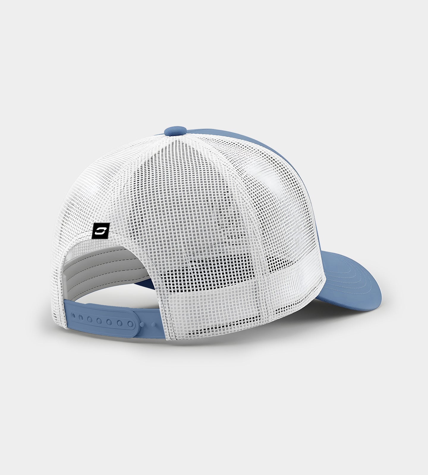 VELCRO CAP - DENIM/WHITE