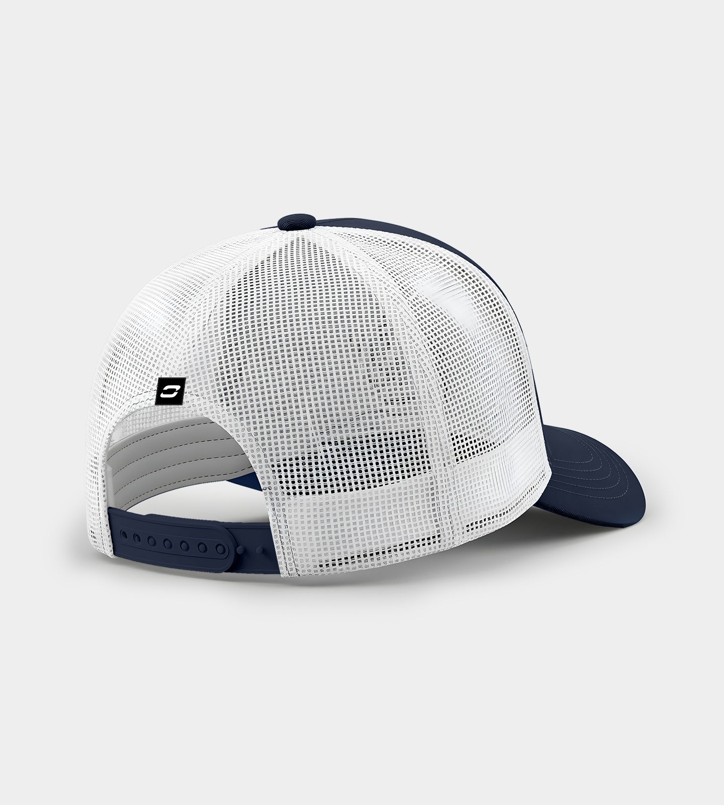 VELCRO CAP - NAVY/WHITE