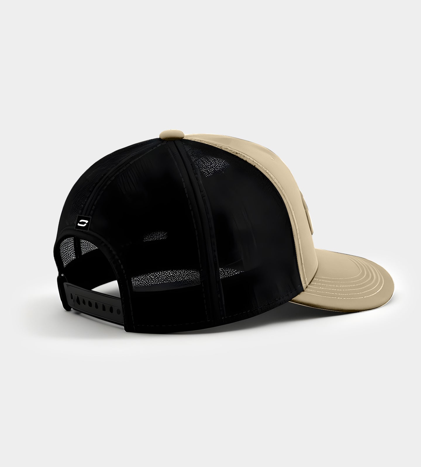 VELCRO CAP - TAN/BLACK