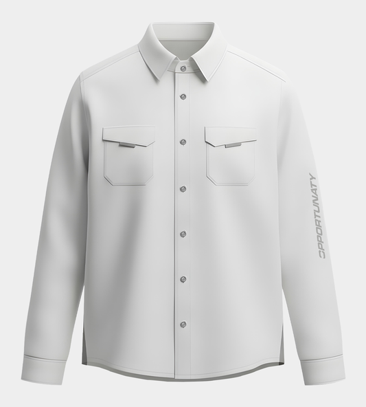 APTA SLEEVE SHIRT - WHITE / GREY