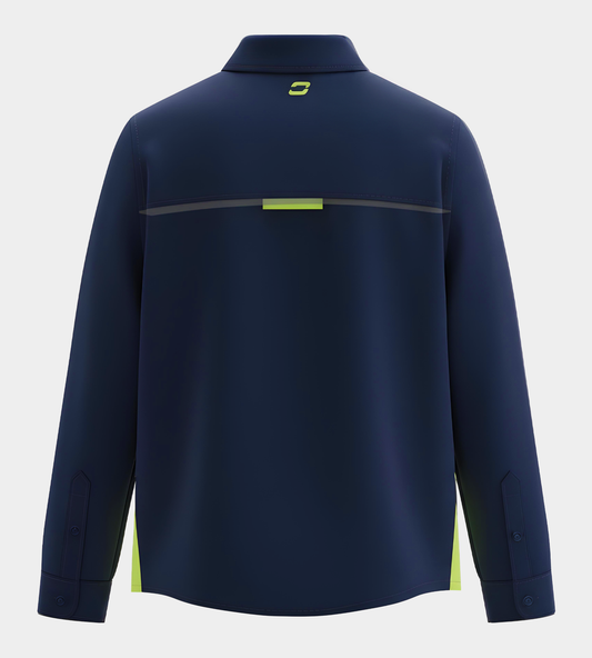 APTA SLEEVE SHIRT - AVY/ LIME