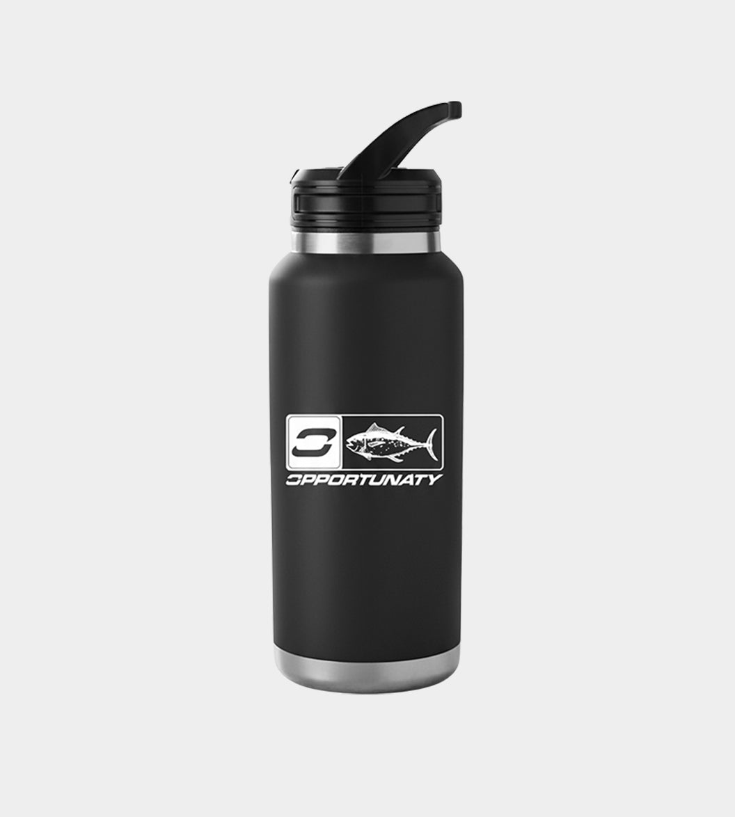 WATER BOTTLE OCEAN - BLACK