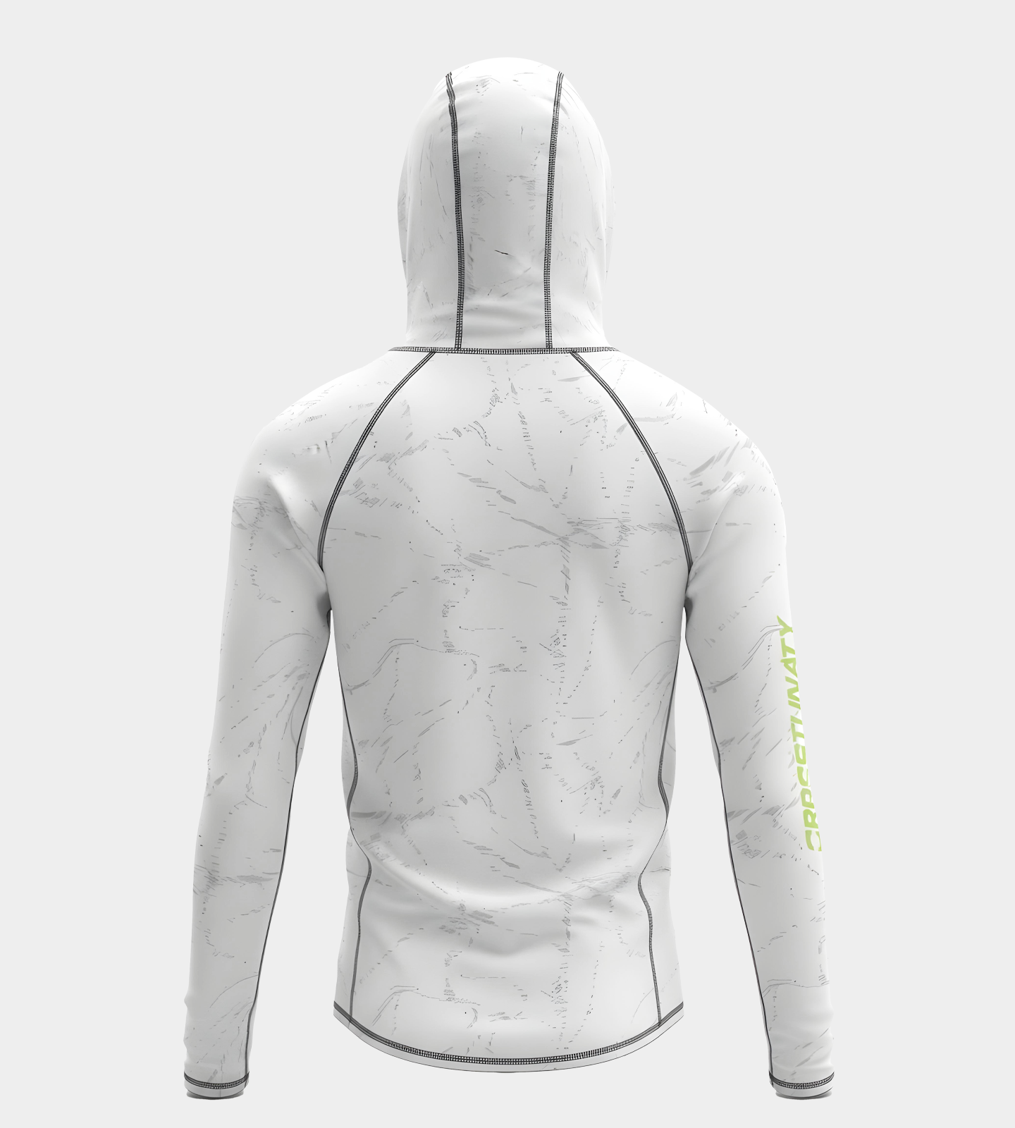 BURNA HOODIE UV SHIRT - WHITE