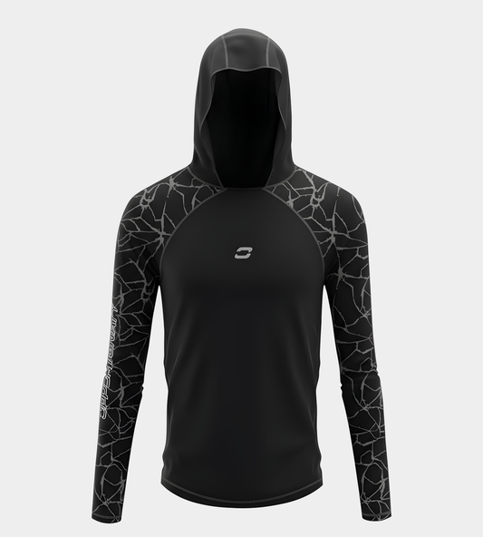 CHITA HOODIE UV SHIRT - BLACK