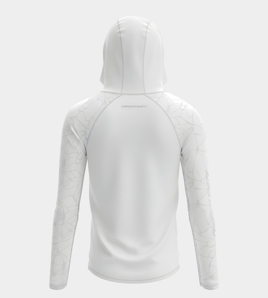 CHITA HOODIE UV SHIRT - WHITE