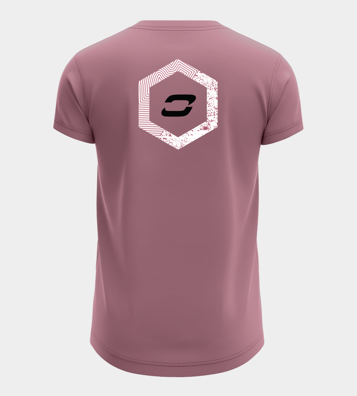 CLAD TSHIRT - MULBERRY / WHITE