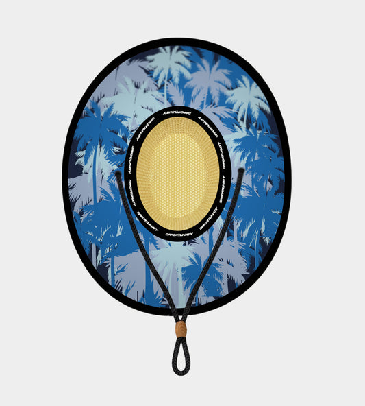 COCONUT COAST STRAW HAT - LIGHT BLUE