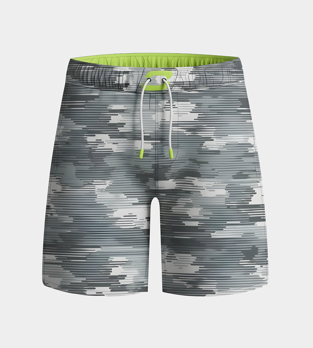 SEAHAZE SHORT - GREY/LIME