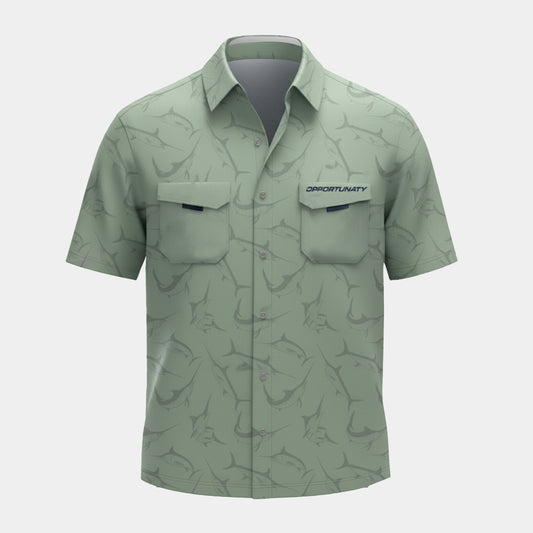 FLOSHIRT - JADE/ NAVY