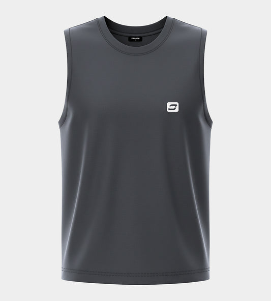 ESSENTIAL TANK TOP - CHARCOAL