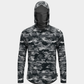 SEAHAZE HOODIE UV SHIRT - BLACK