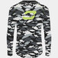 CAMO FISH NECK GAITOR - BLACK