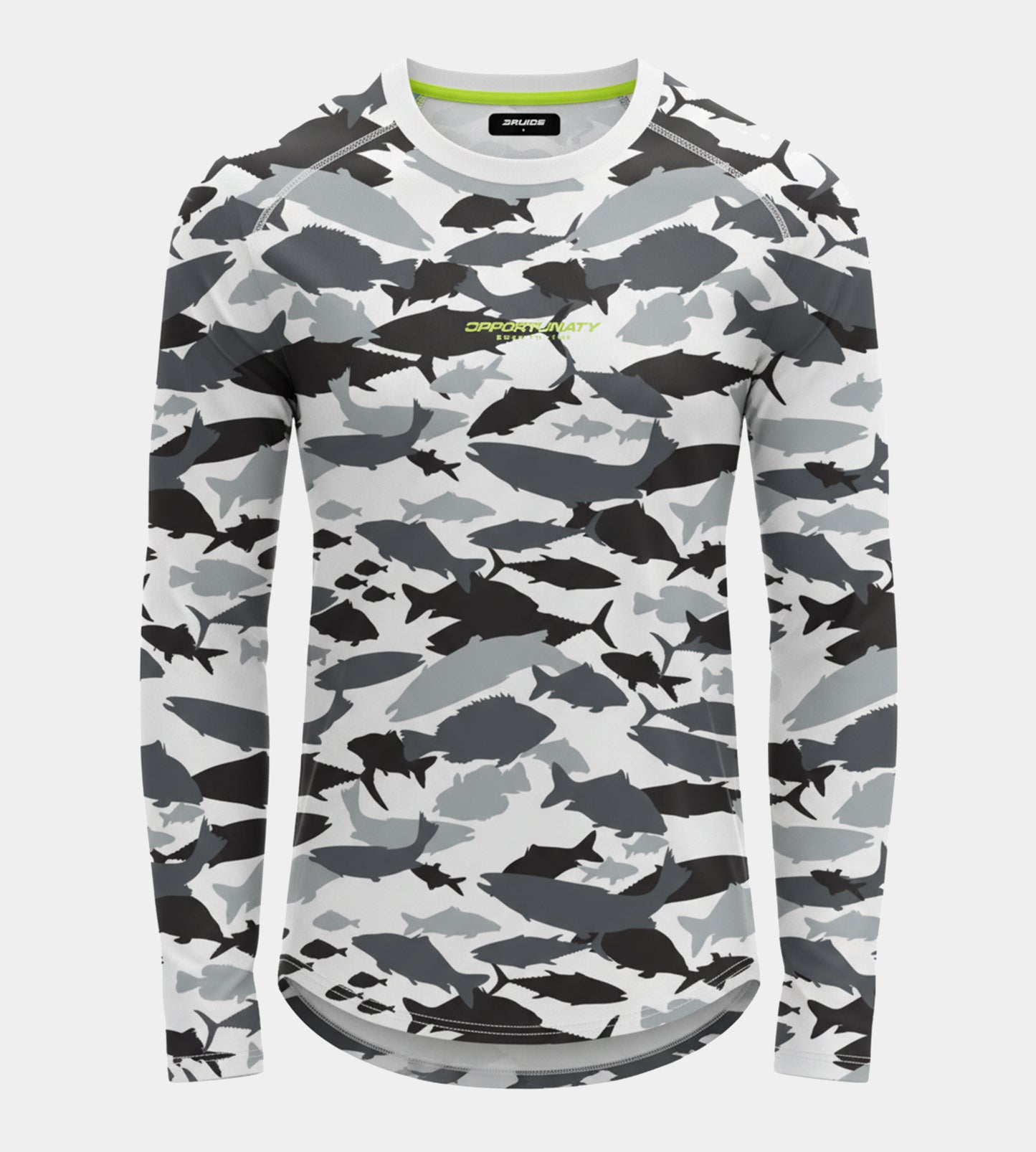 CAMO FISH NECK GAITOR - WHITE